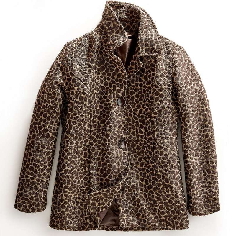 Women's Tapestry Animal Pattern Lined Jacket - Image 5