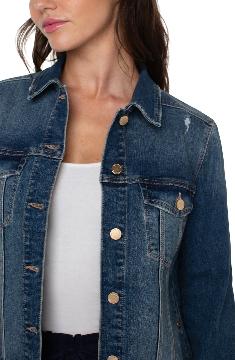 Liverpool's Classic Jean Jacket (Town Crest) - Image 4