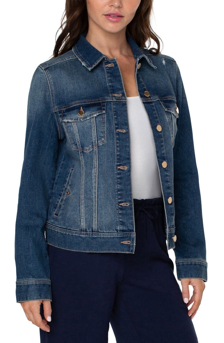 Liverpool's Classic Jean Jacket (Town Crest) - Image 5