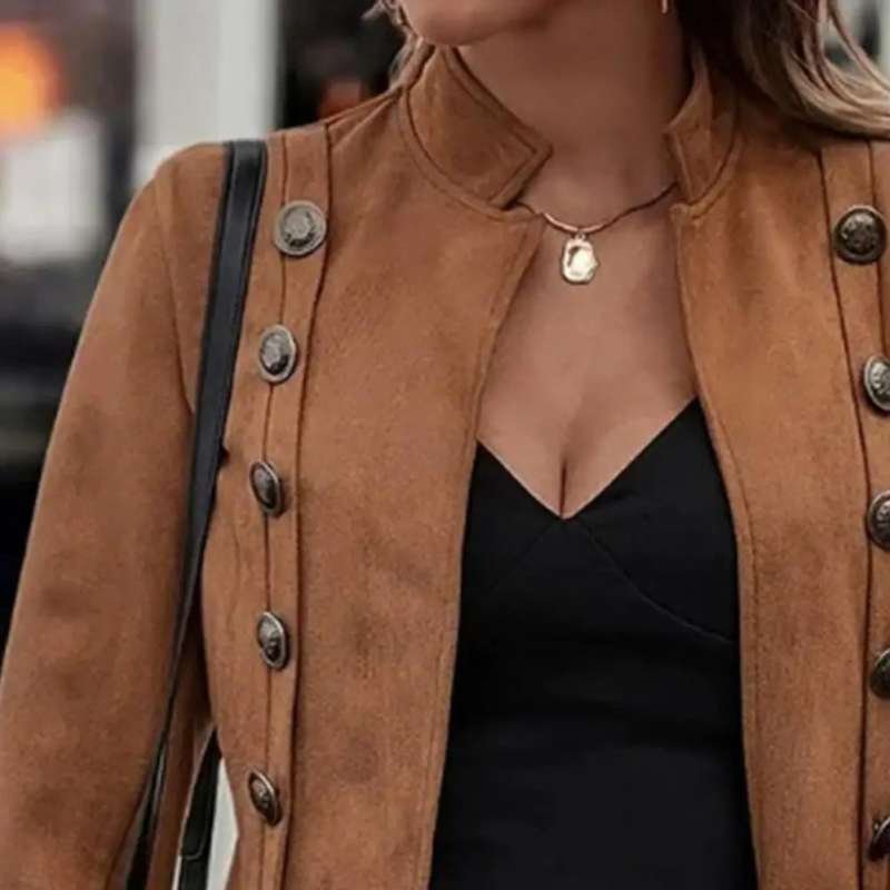 Women's Deerskin Velvet Jacket - Image 9