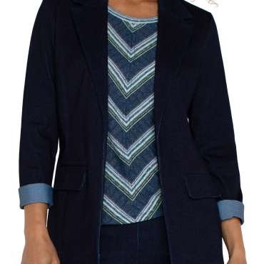 Liverpool Boyfriend Blazer (Indigo Rinse)