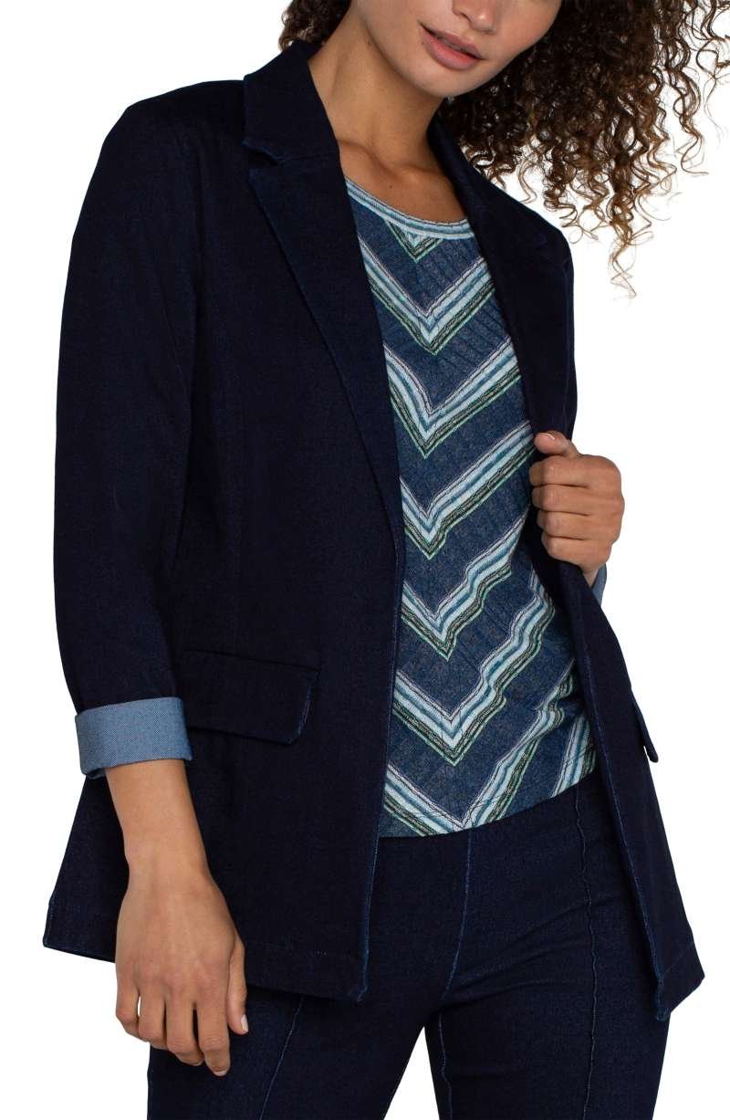Liverpool Boyfriend Blazer (Indigo Rinse) - Image 2
