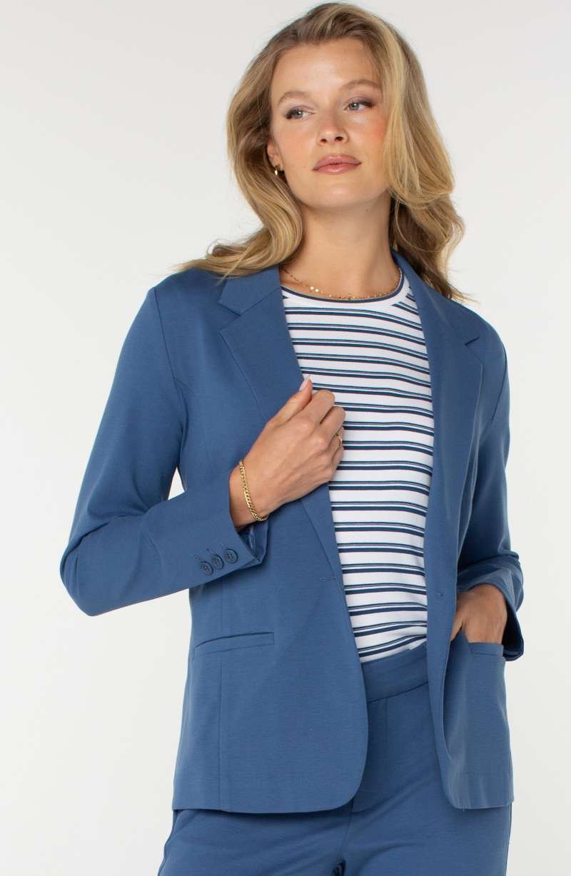 Liverpool Fitted Jacket (French Blue) - Image 2