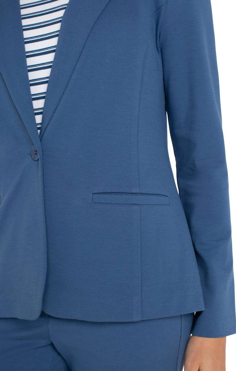 Liverpool Fitted Jacket (French Blue) - Image 5